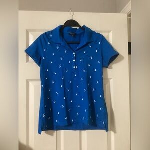 Blue Tommy Hilfiger Anchor Print Shirt